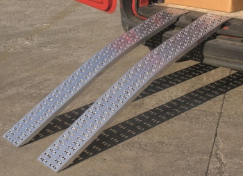 Aluminium oprijplaten Promo line gebogen